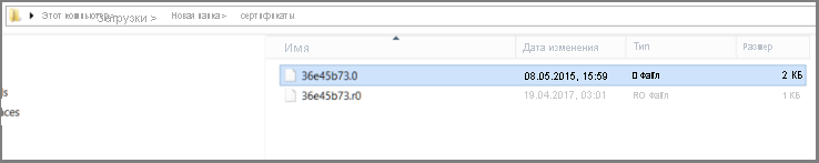 Screenshot shows how to extract downloaded certificates.