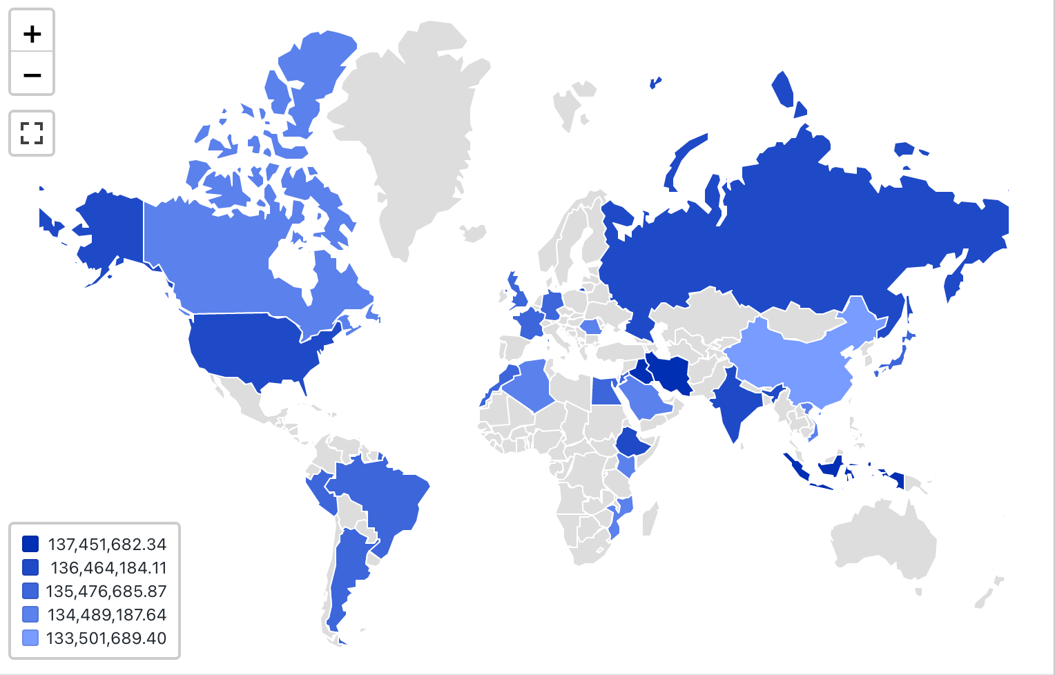 Пример map choropleth