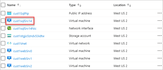 Группа ресурсов развертывается в Azure.