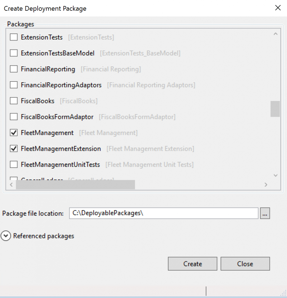 Create deployment package.