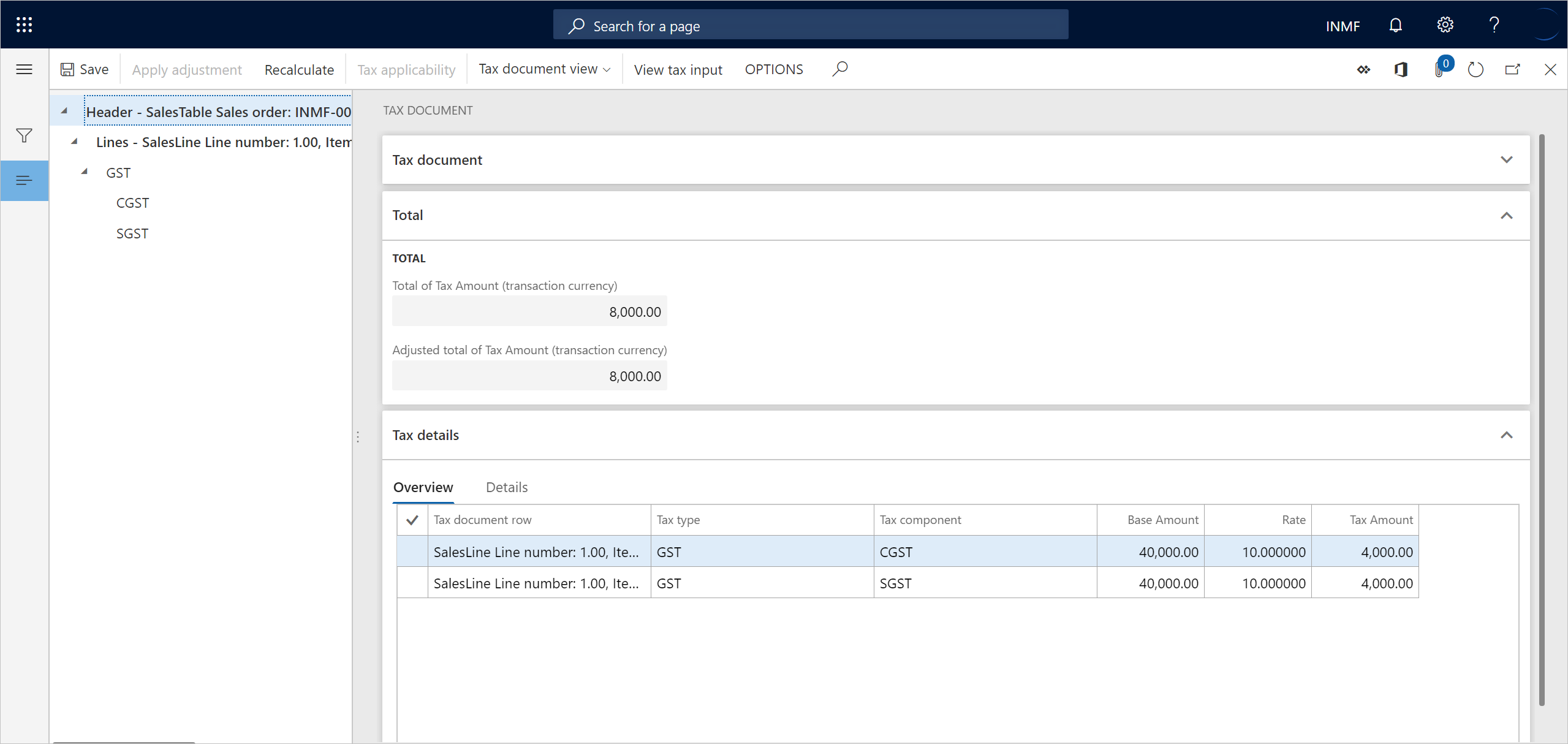 Tax document page.