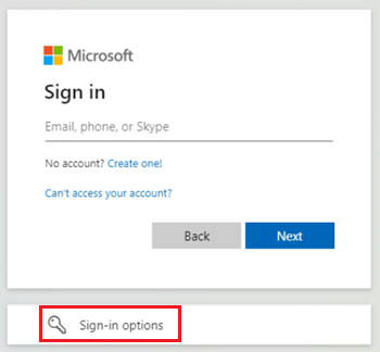 Снимок экрана: вход в Корпорацию Майкрософт в Microsoft Authenticator для устройств iOS.