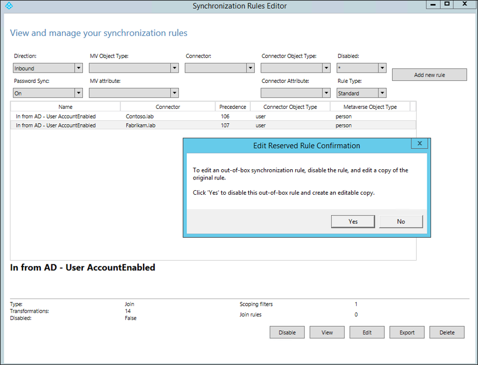 AccountEnabled пользователя