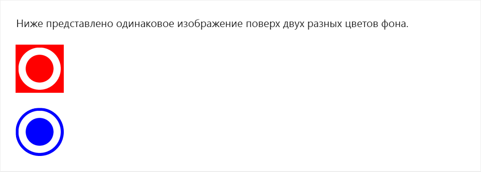 Снимок экрана с примером карточки свойств изображения.