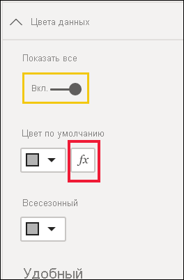 Снимок экрана: карточка цветов в столбцах.