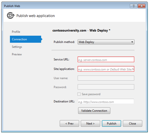 Publish_Web_Connections_tab_default_values