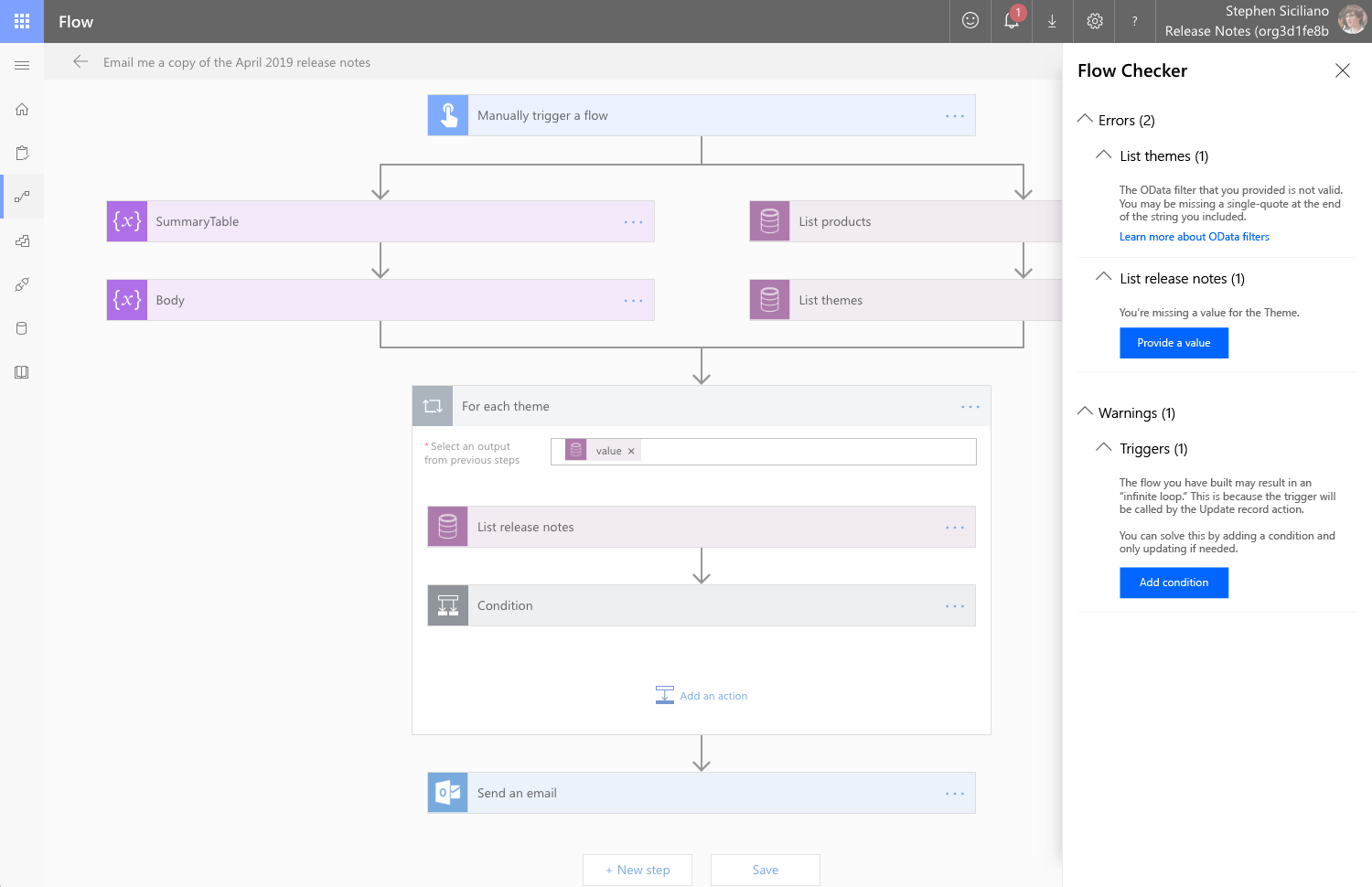 Improved Flow checker