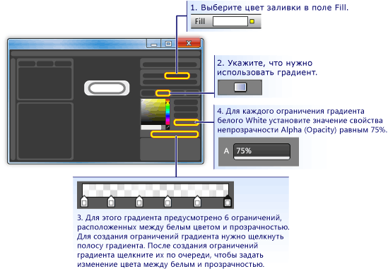 Прямоугольник, выглядящий прозрачным