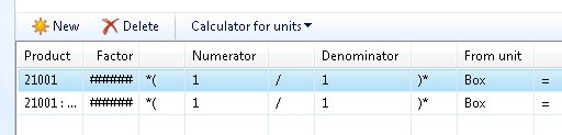 Action pane strip above a grid