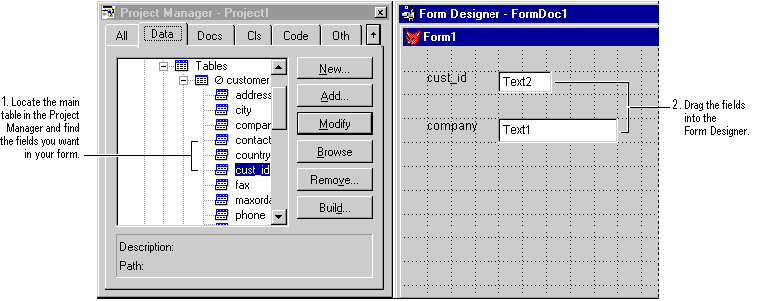 FoxPro Form Designer