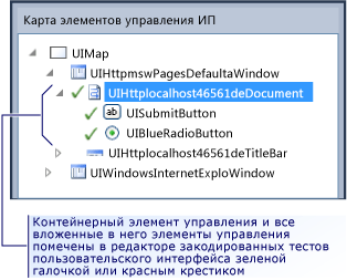 Найдены все элементы управления