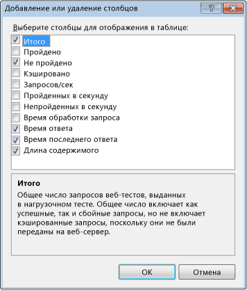 Добавление столбцов в таблицу "Запросы"