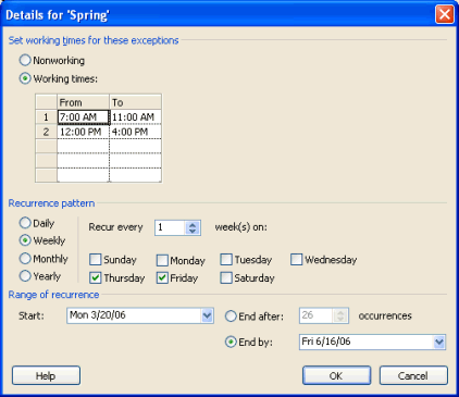 Exception Details dialog box