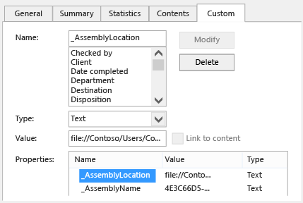 Свойство AssemblyLocation.