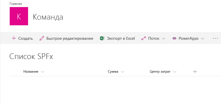 Настраиваемый список с дополнительными полями, отображаемыми по умолчанию