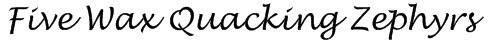 Lucida Handwriting Italic