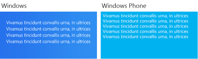 Пример TileWide310x150Text05