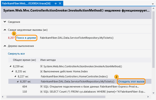 Start debugging from method call