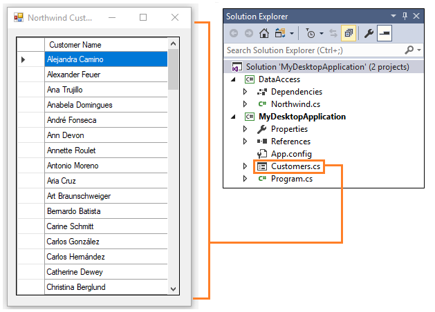 Приложение Windows Forms