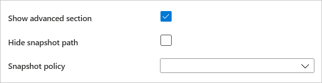 Visa avancerad markering