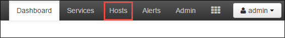 Select Hosts in Apache Ambari.