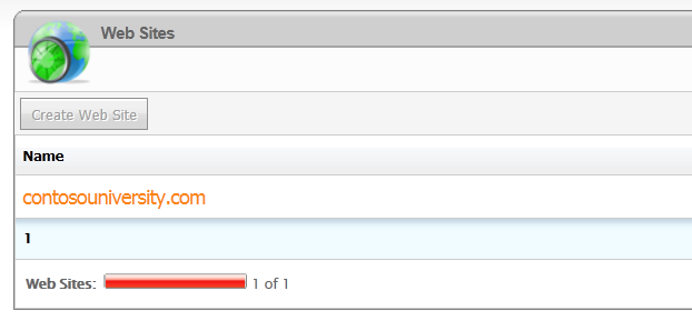 Cytanium_Control_Panel_selecting_contosouniversity