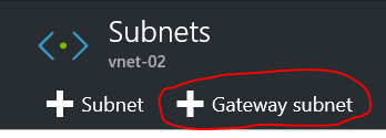 Lägg till gateway-undernät