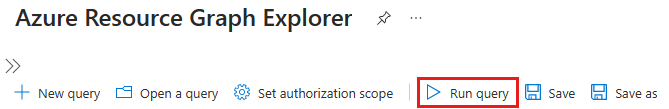 Köra Azure Resource Graph-fråga