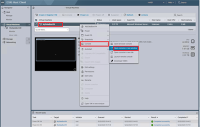 Screenshot illustrating the process of creating a virtual device session.