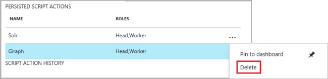 Persisted script actions delete.
