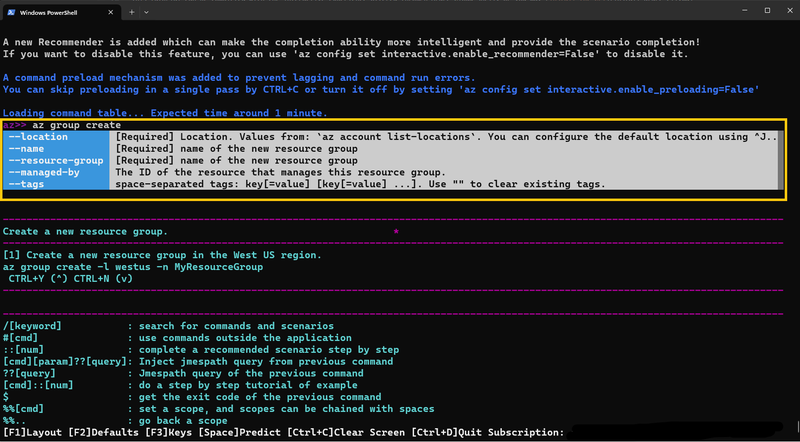 Interaktiva tips i Azure