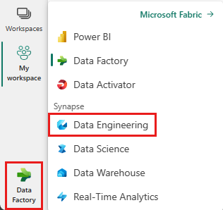 Skärmbild som visar var du hittar växlaren och väljer Dataingenjör ing.