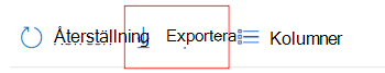 Exportera loggdata till Azure Monitor genom att välja Exportera datainställningar i Microsoft Intune och Intune administrationscenter.