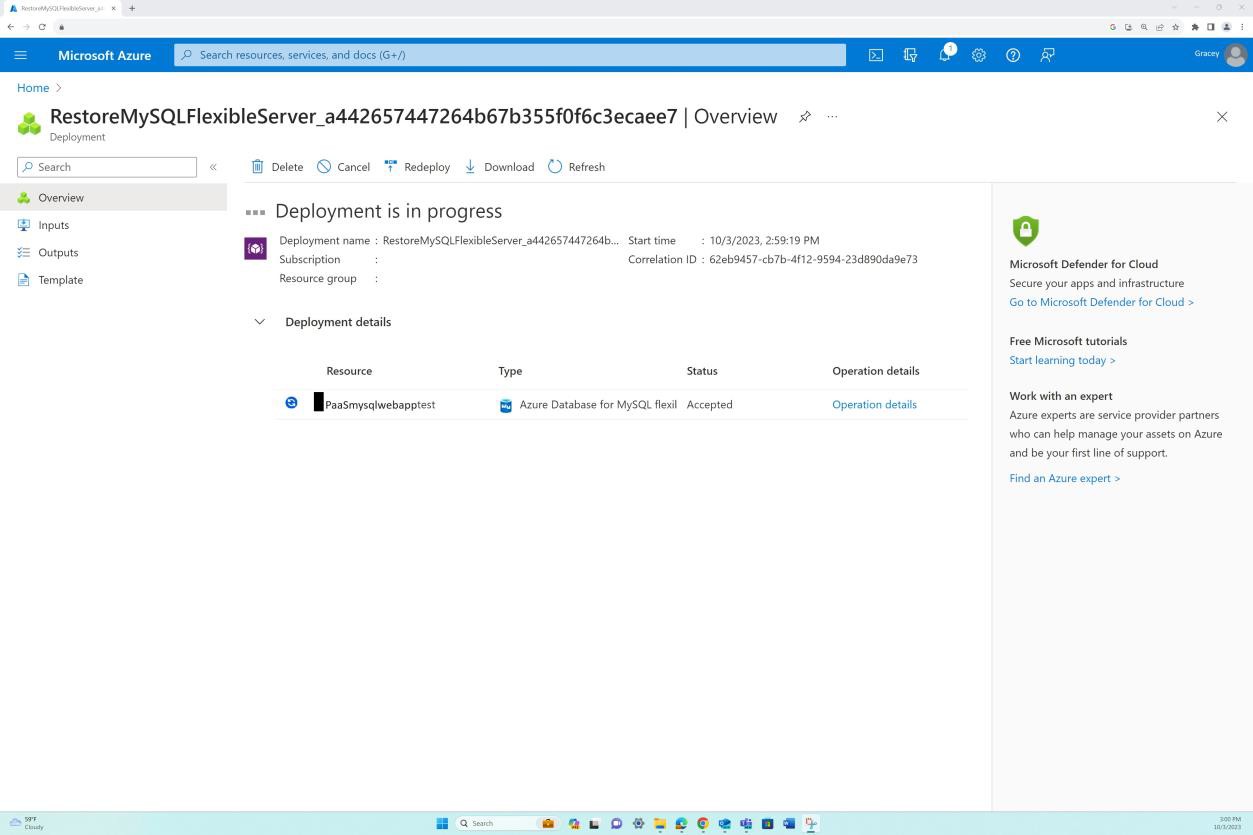 Azure deployment overview.