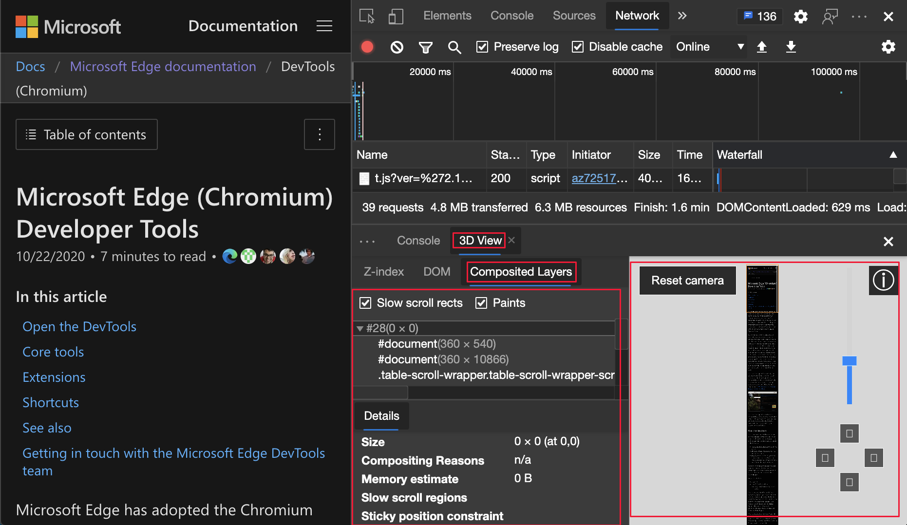 Composited Layers pane