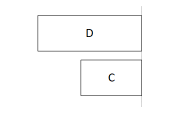 Exempel på högerkantjusterat mönster.