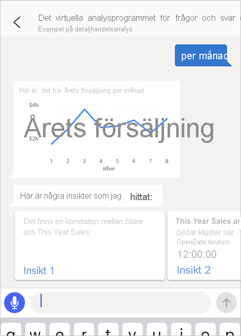 Top sales Q&A virtual analyst