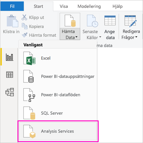 Select data source