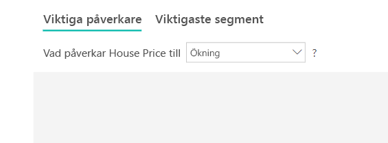 Skärmbild av listrutealternativ för att välja påverkare.