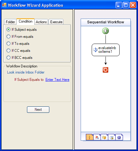 Outlook Workflow Wizard