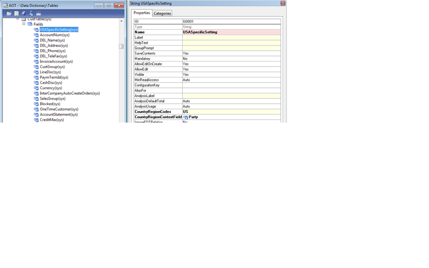 Setting properties on a control