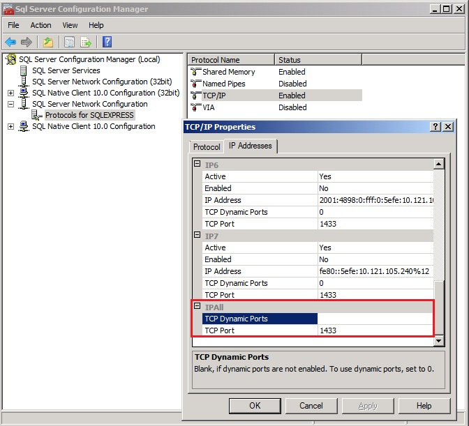 Service Management SQL Server Prep