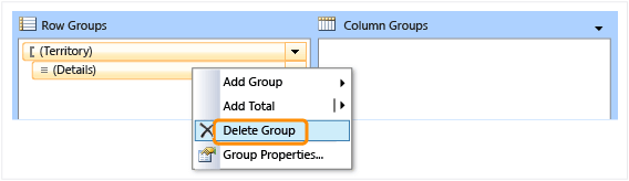 Delete Details Group