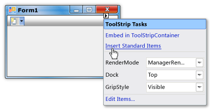 Toolstrip Tasks