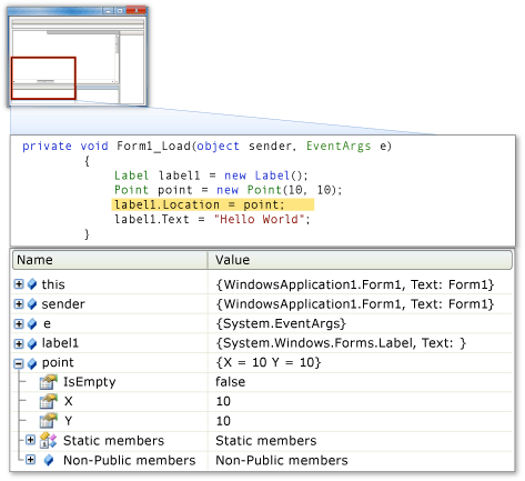 CSharp Breakpoint Detail