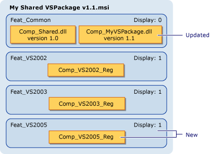 VS Shared VS Package Update Image