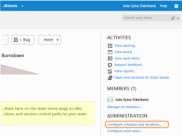 Configure sprints and schedules