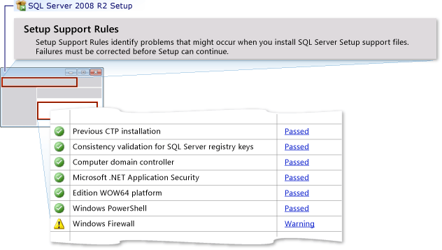 Safely ignore the firewall warning