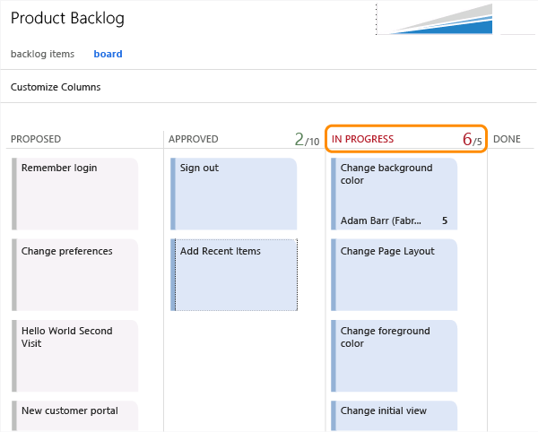 Change column limits