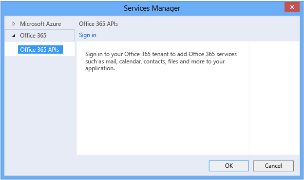 Adding O365 services